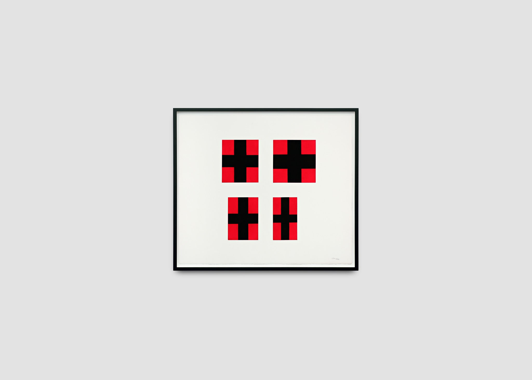 David Diao, ‘Four or Five Crosses’, 1987