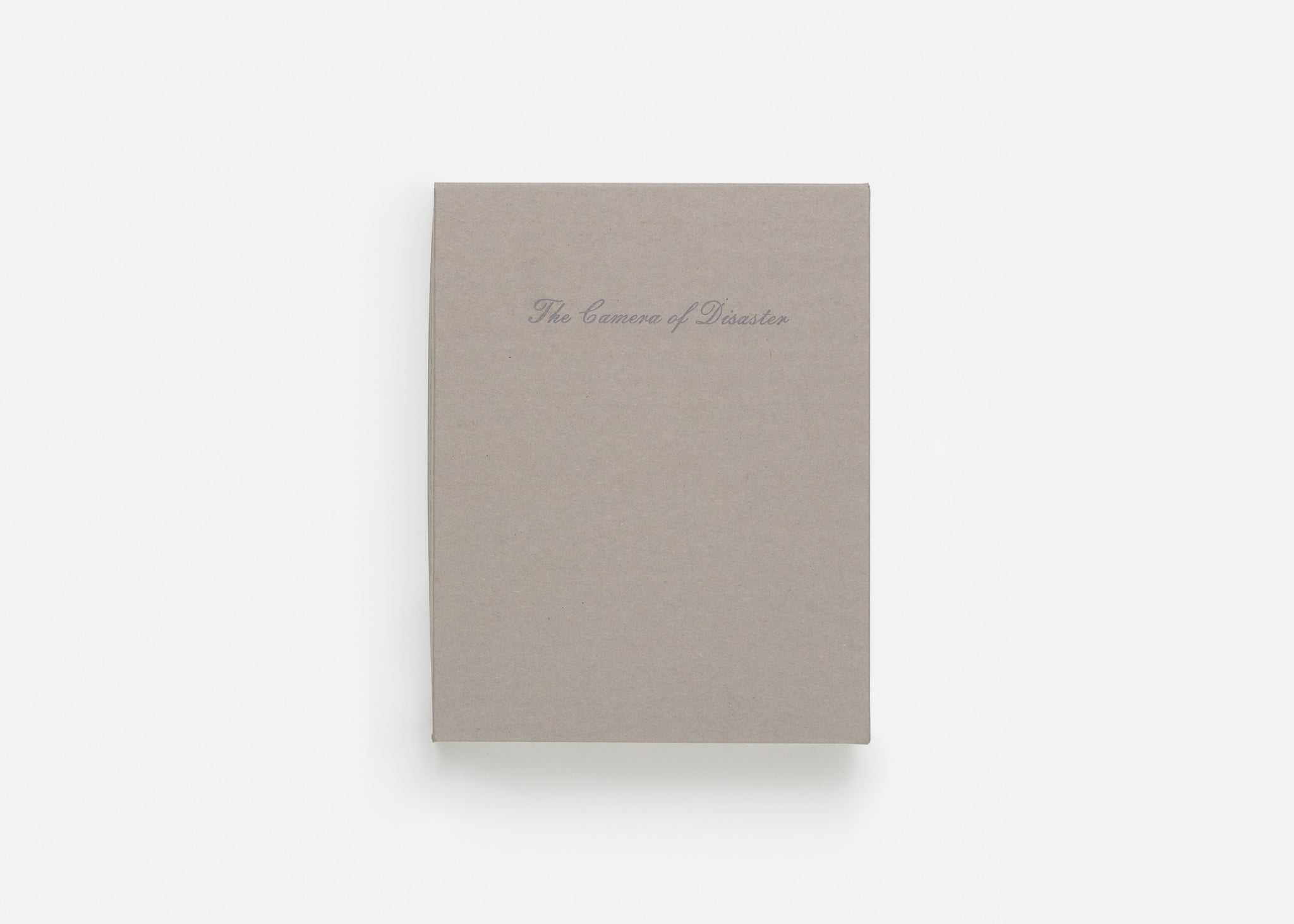 Studio for Propositional Cinema, ‘The Camera of Disaster’